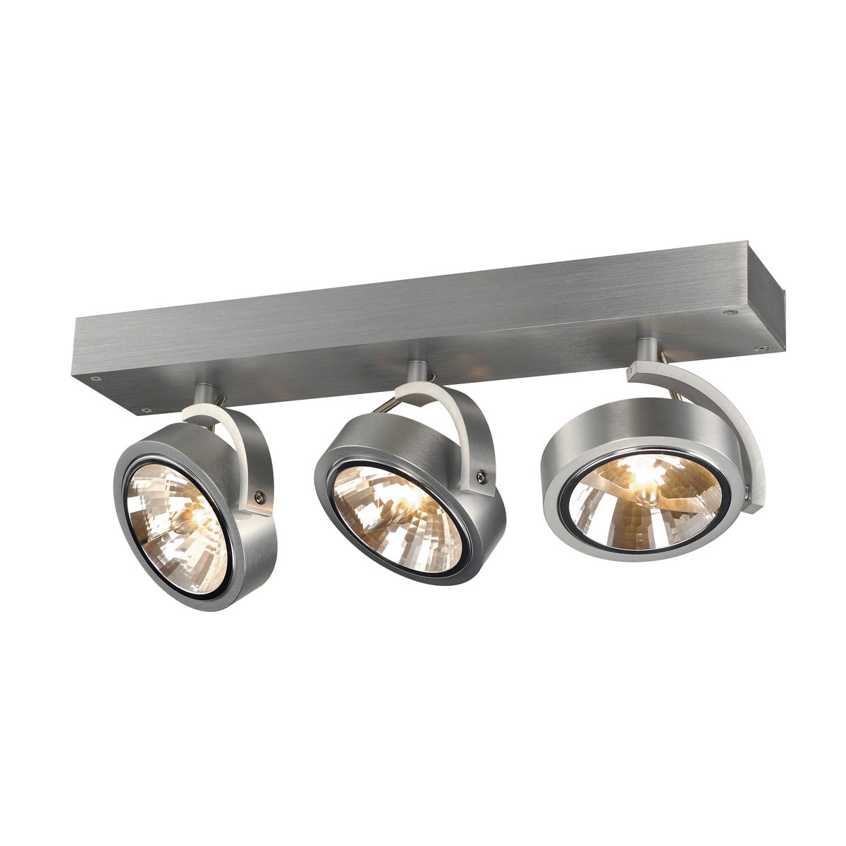 SLV KALU 3 Wand- und Deckenleuchte alu gebürstet, 3xQRB111, max. 50W