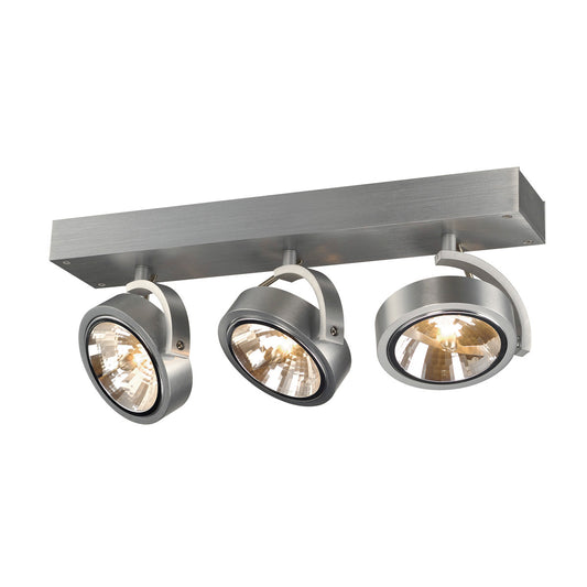 SLV KALU 3 Wand- und Deckenleuchte alu gebürstet, 3xQRB111, max. 50W