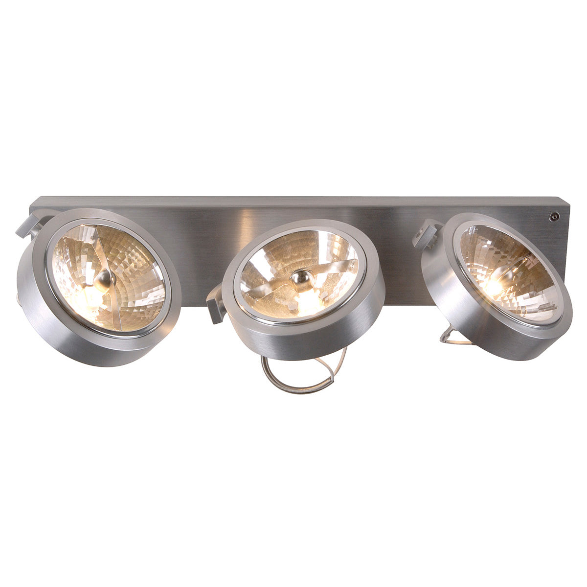 SLV KALU 3 Wand- und Deckenleuchte alu gebürstet, 3xQRB111, max. 50W