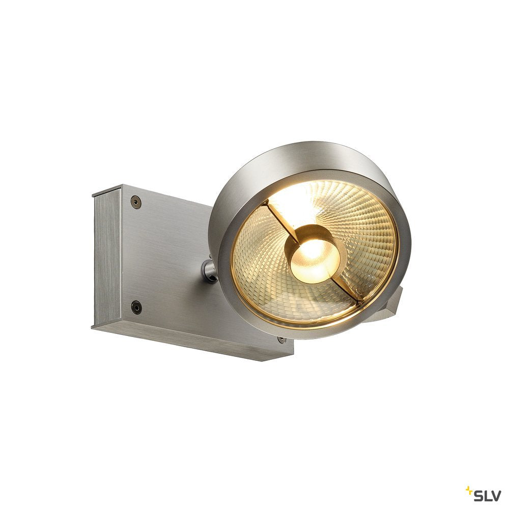 SLV KALU 1 QPAR Deckenleuchte, alu-gebürstet, ES111, max. 75W