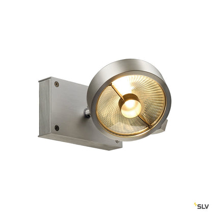 SLV KALU 1 QPAR Deckenleuchte, alu-gebürstet, ES111, max. 75W