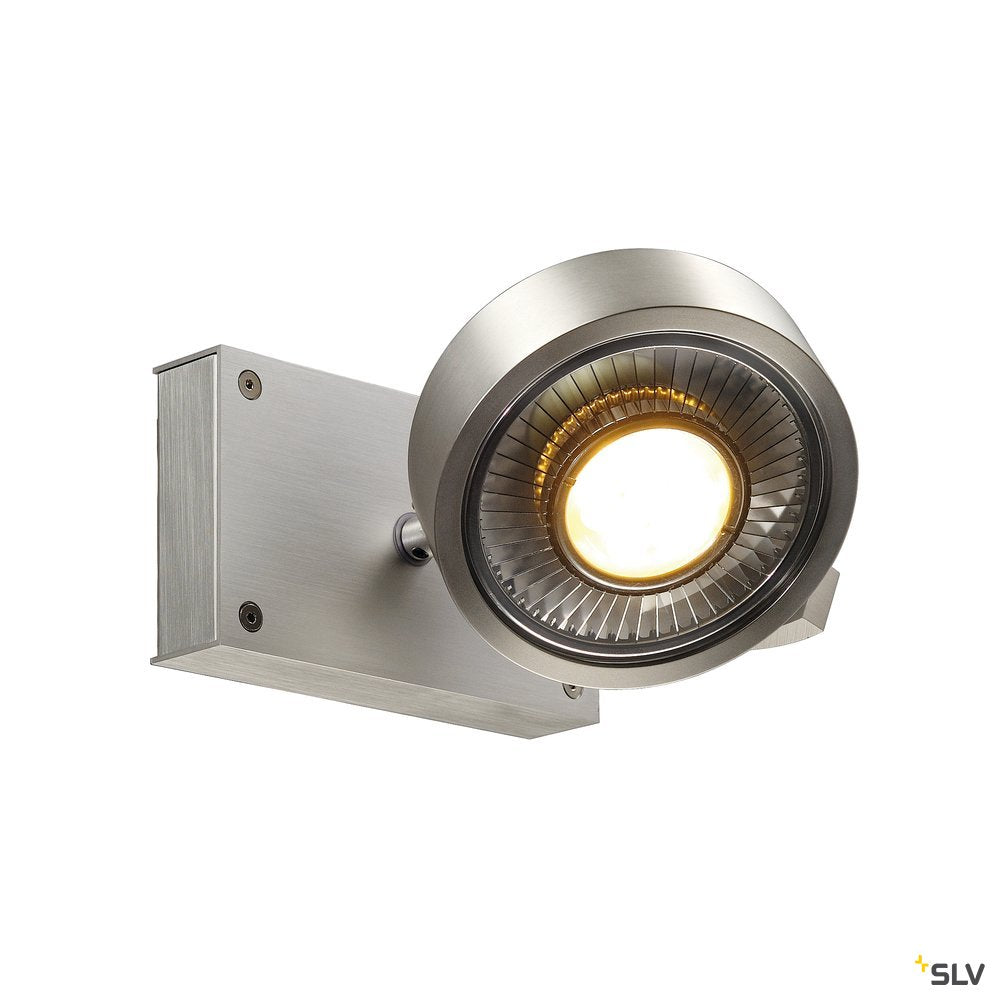 SLV KALU 1 QPAR Deckenleuchte, alu-gebürstet, ES111, max. 75W