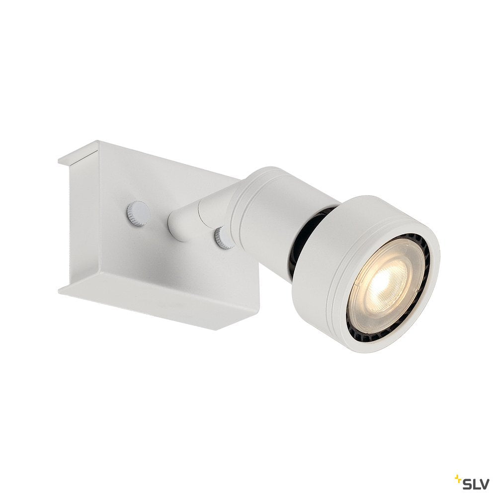 SLV PURI 1 Deckenleuchte, matt- weiss, 1xGU10, max. 1x50W, mit Decoring