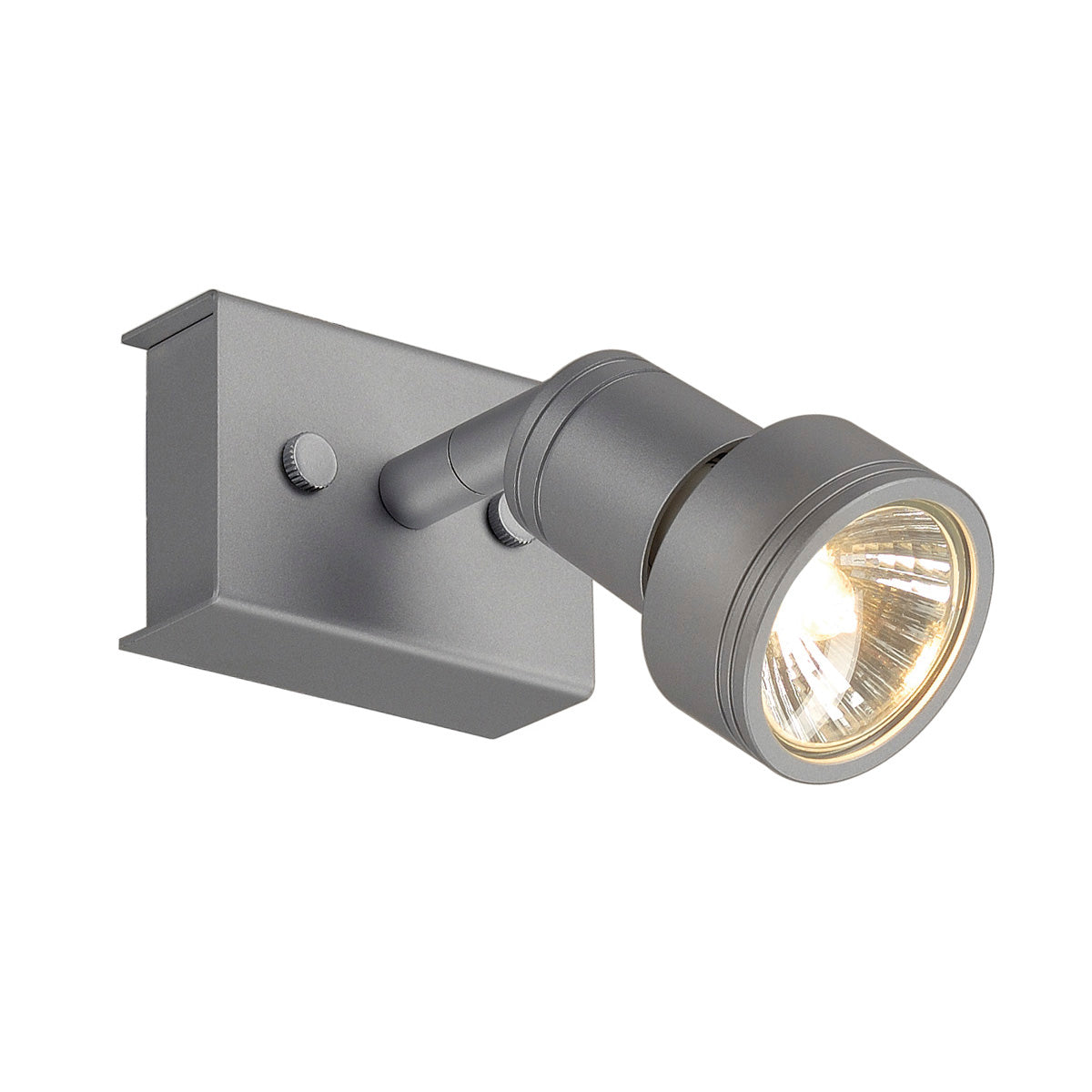 SLV PURI 1 Deckenleuchte, silber- grau, 1xGU10, max. 1x50W, mit Decoring