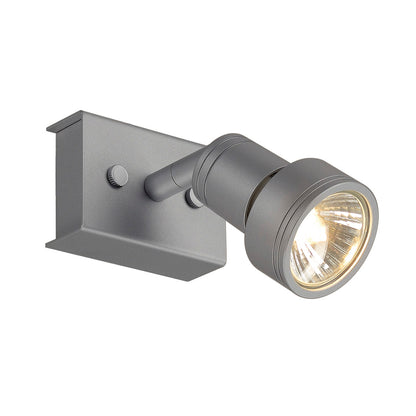 SLV PURI 1 Deckenleuchte, silber- grau, 1xGU10, max. 1x50W, mit Decoring