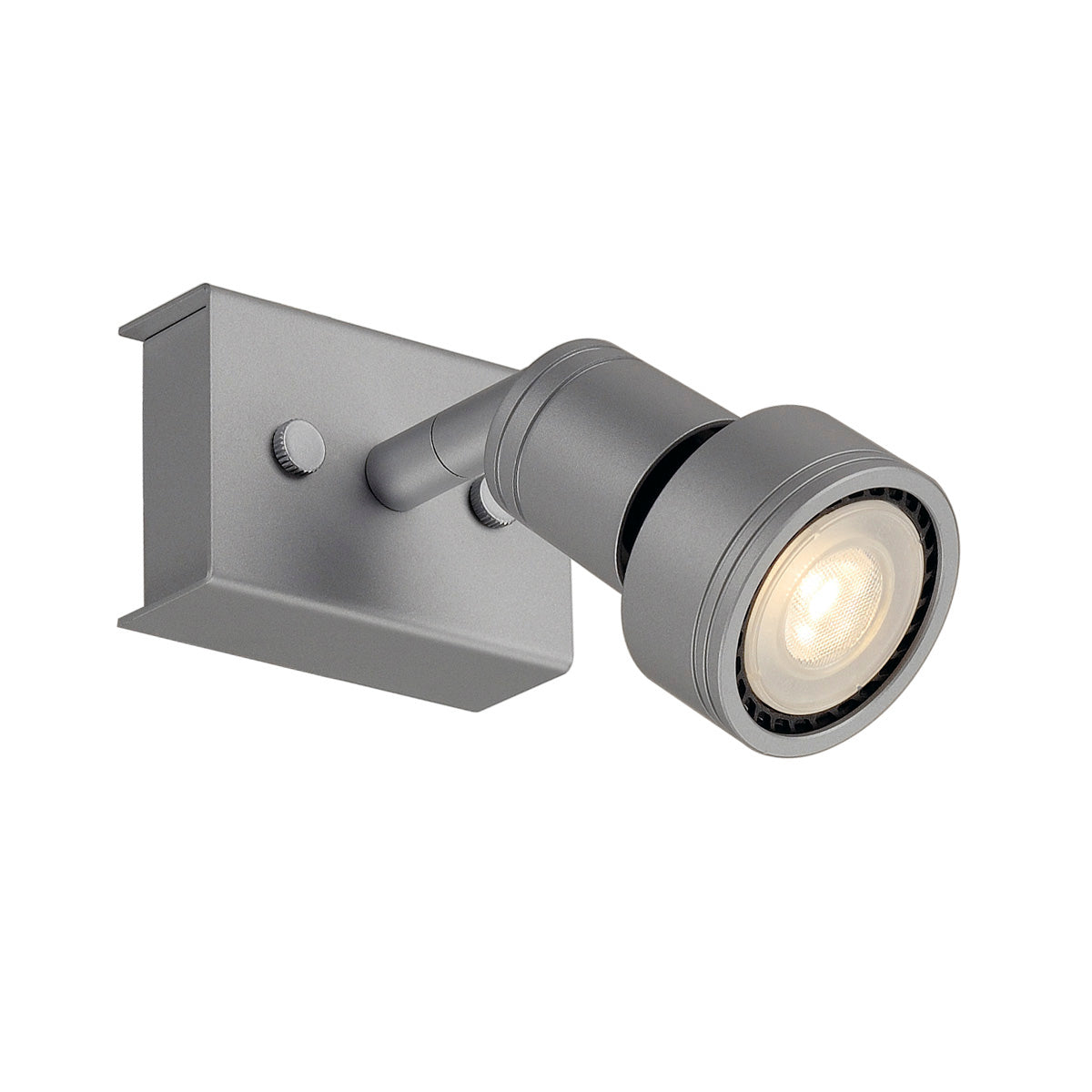 SLV PURI 1 Deckenleuchte, silber- grau, 1xGU10, max. 1x50W, mit Decoring