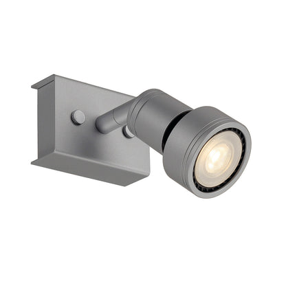SLV PURI 1 Deckenleuchte, silber- grau, 1xGU10, max. 1x50W, mit Decoring