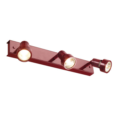 SLV PURI 3 Deckenleuchte, weinrot,3xGU10, max. 3x50W, m.Decoring