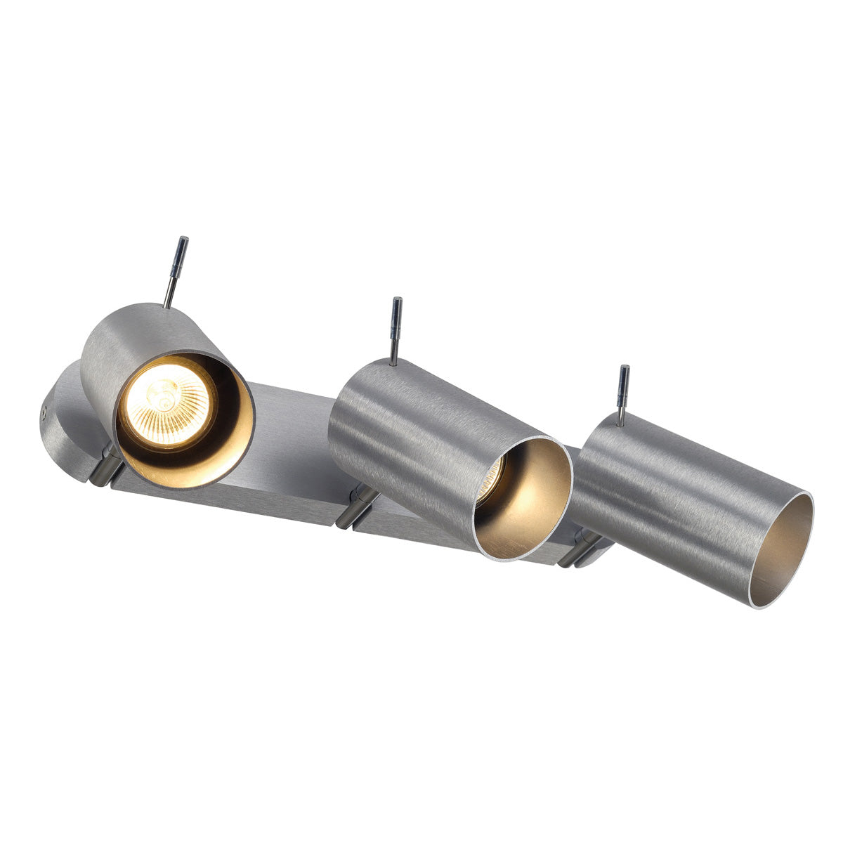 SLV ASTO TUBE III Wand- undDeckenleuchte, alu-brushed,3xGU10, max. 75W