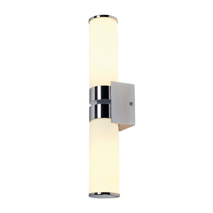 SLV CAMARA DOUBLE IP44 Wand- leuchte, chrom, 2xE14, max.60W