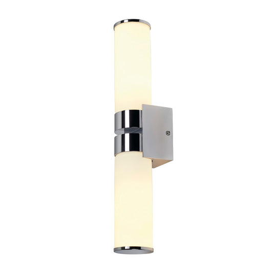 SLV CAMARA DOUBLE IP44 Wand- leuchte, chrom, 2xE14, max.60W