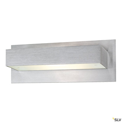 SLV TANI Wandleuchte, R7s, eckig, alu brushed, R7s 118mm, max. 120W