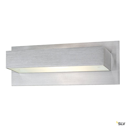 SLV TANI Wandleuchte, R7s, eckig, alu brushed, R7s 118mm, max. 120W