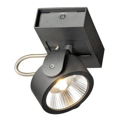 SLV KALU LED 1 Wand- undDeckenleuchte, mattschwarz,1x10W,3000K