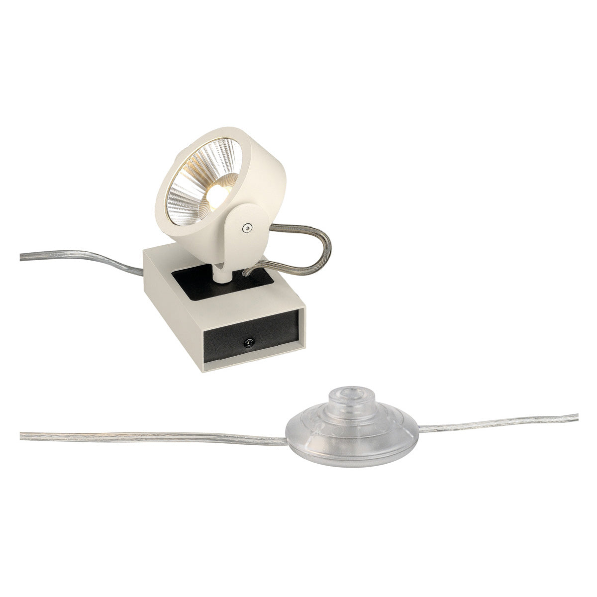 SLV KALU LED 1 FLOOR Bodenleuchte,weiss/schwarz, 1x10W, 3000K