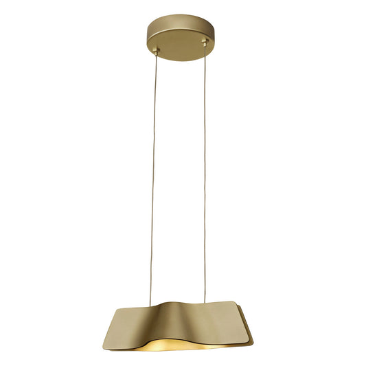 SLV WAVE PENDANT Pendelleuchte, messing, 9W LED, 3000K, inkl. Rosette