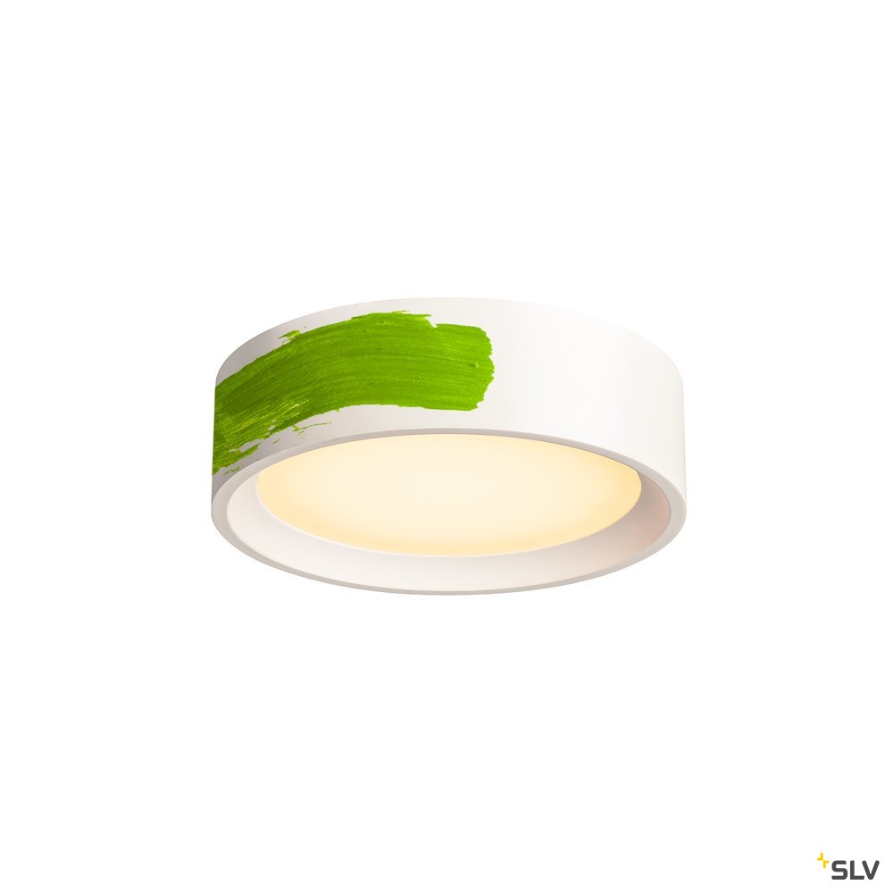 SLV PLASTRA LED Deckenleuchte, weiss, 3000K