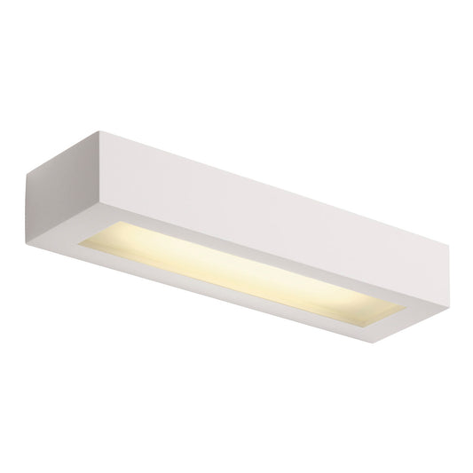 SLV Wandleuchte, GL 103 T5, eckig, weisser Gips, T5 8W