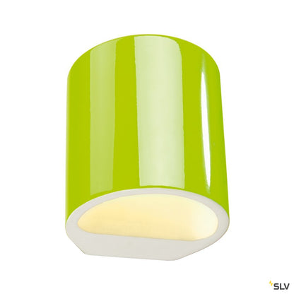 SLV PLASTRA Wandleuchte, GL 104 ROUND, weisser Gips, G9, max. 42W