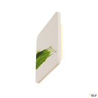SLV PLASTRA SQUARE Wandleuchte, eckig, weisser Gips, 48 LED, 3000K