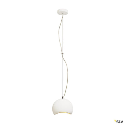SLV PLASTRA Pendelleuchte, PD-1, weisser Gips, GX53, max. 9W