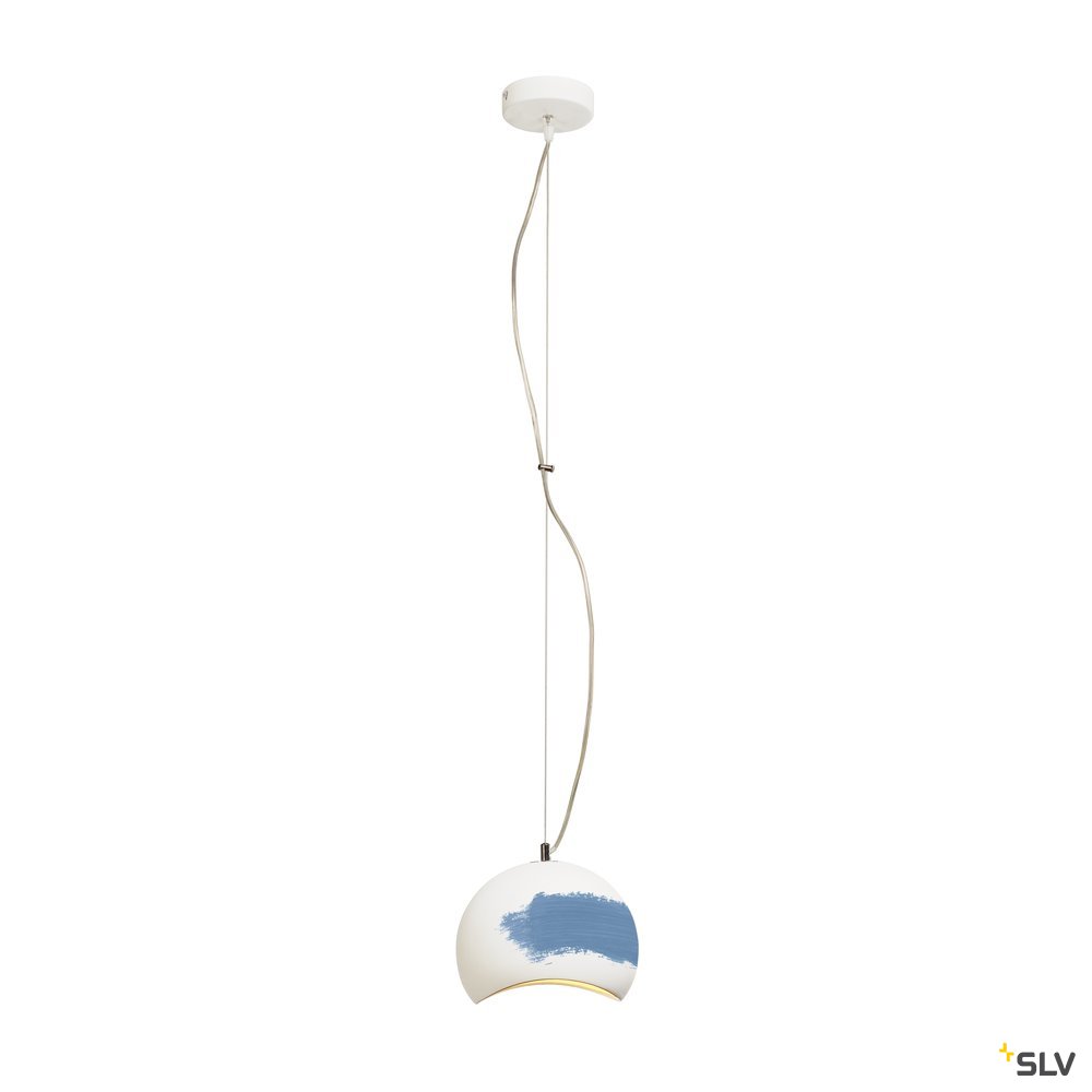 SLV PLASTRA Pendelleuchte, PD-1, weisser Gips, GX53, max. 9W