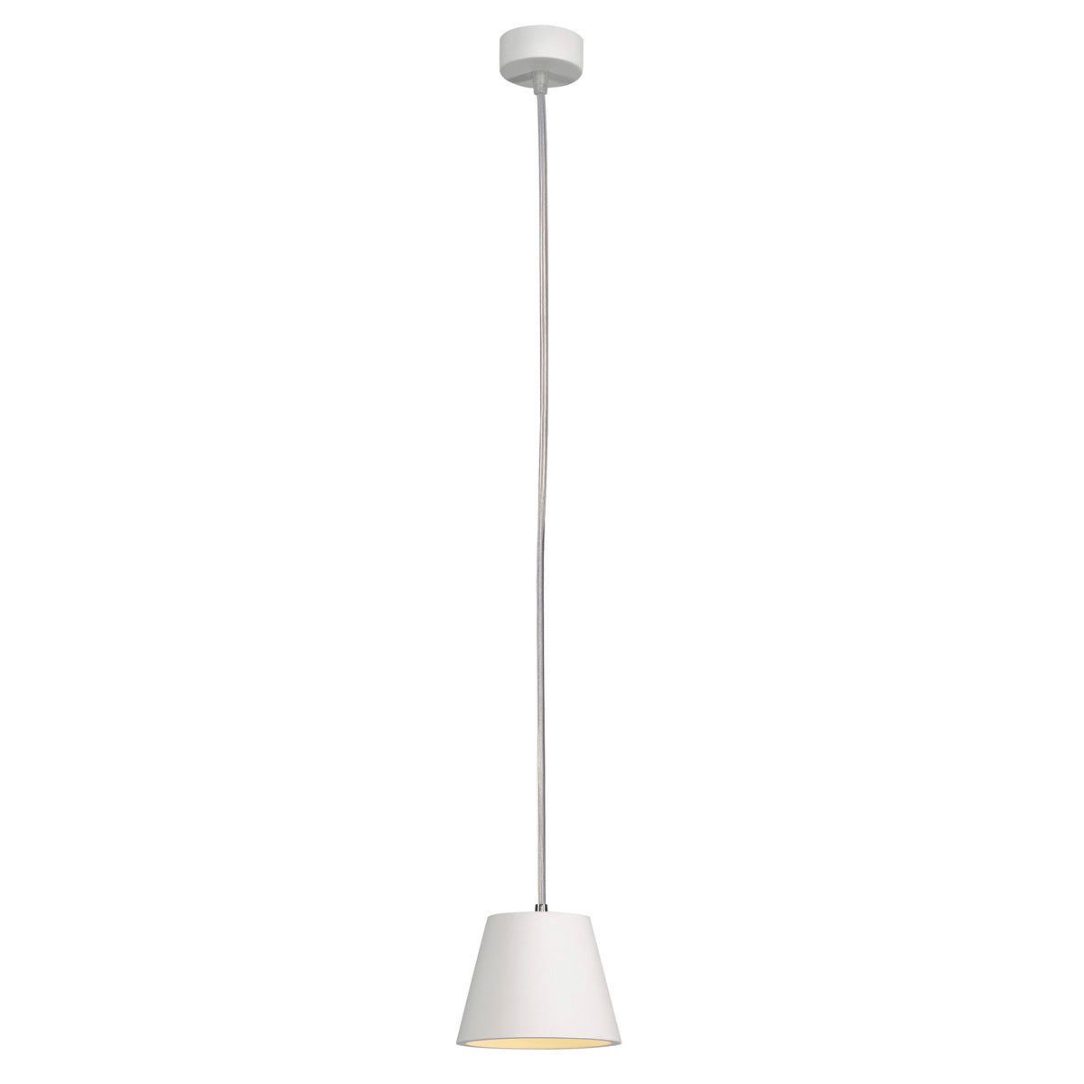 SLV PLASTRA Cone, Pendelleuchte, Gips, trapez-förmig, GX53