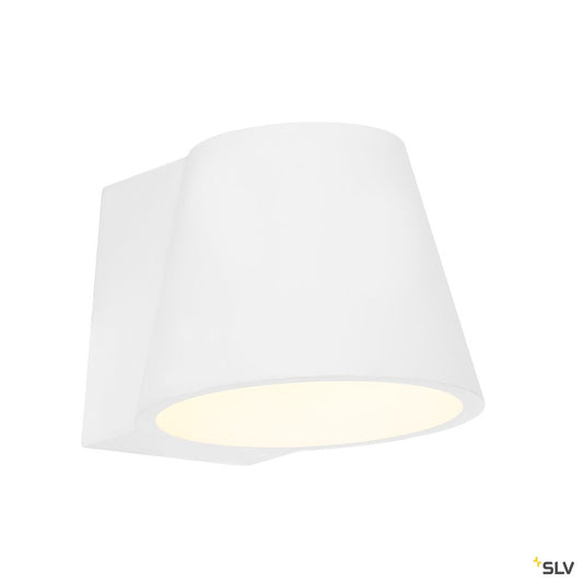 SLV PLASTER CONE SMOOTH, weiss, GX53