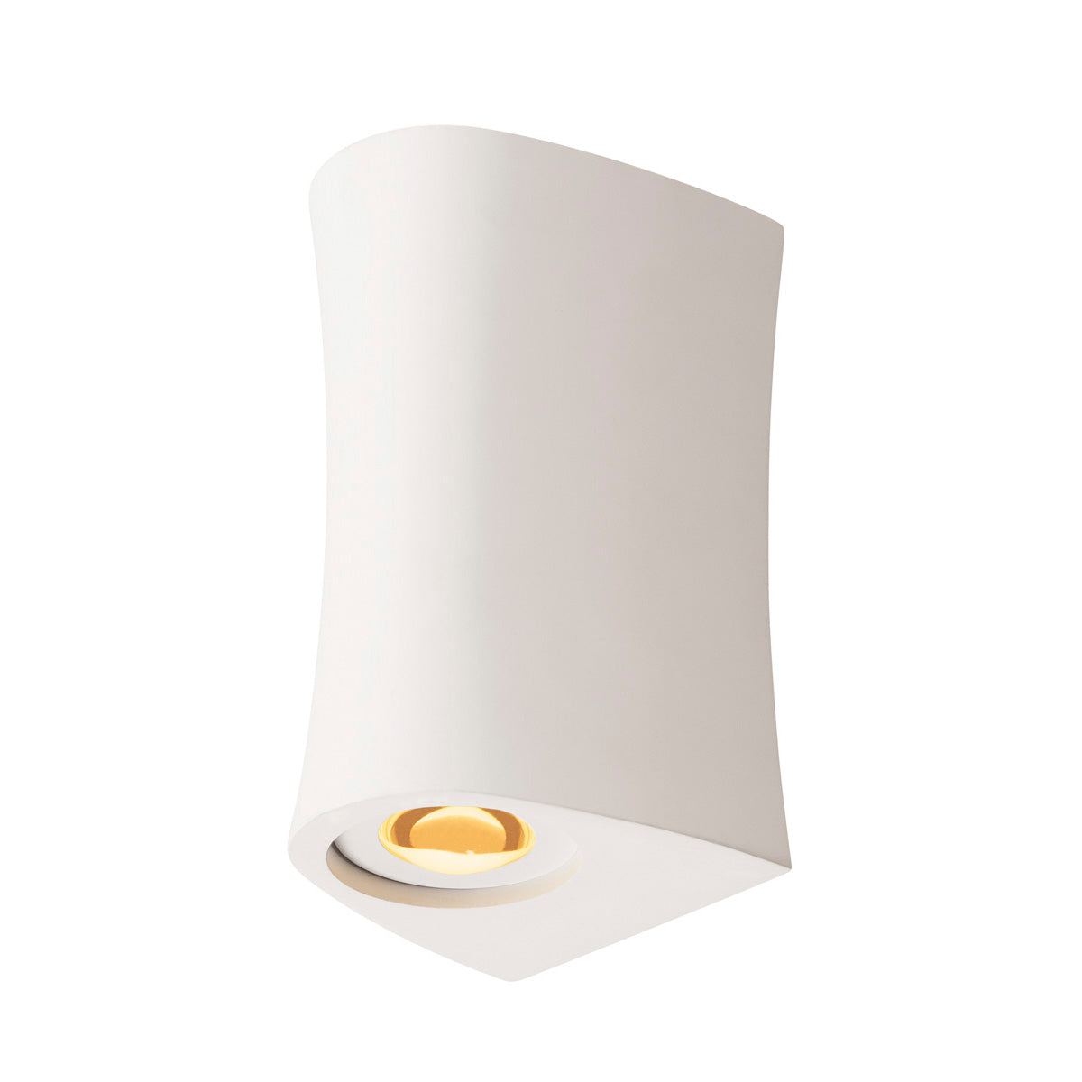 SLV PLASTRA, Wandleuchte, LED, 3000K, up/down, Stahl/weißer Gips, max. 35W