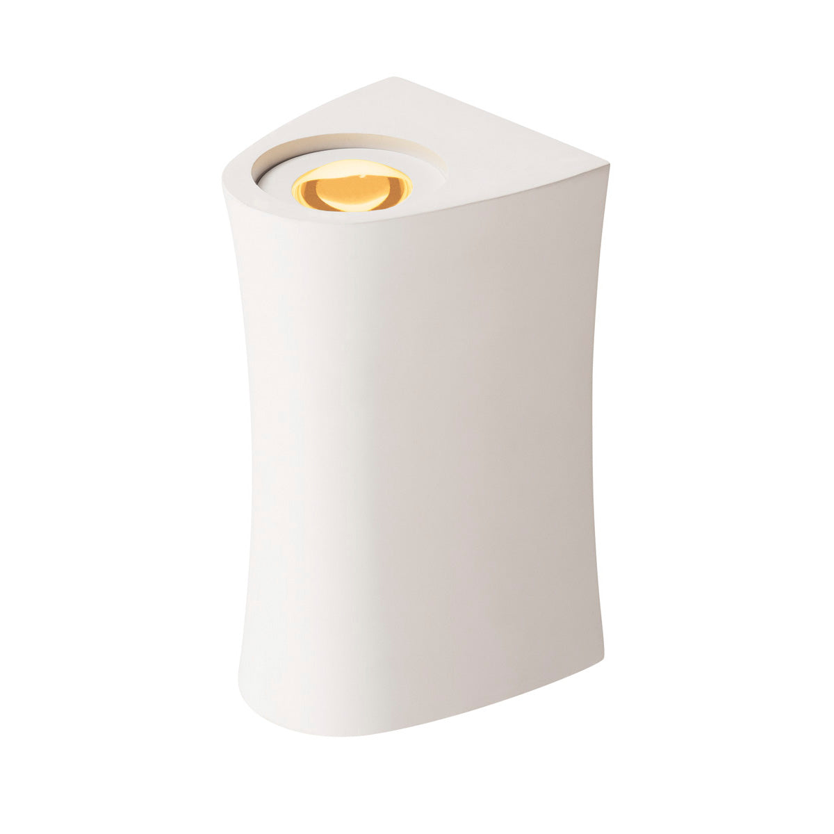 SLV PLASTRA, Wandleuchte, LED, 3000K, up/down, Stahl/weißer Gips, max. 35W