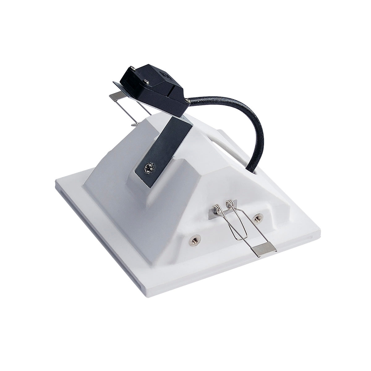 SLV PLASTRA Downlight, GU10, in- direkt, eckig, weisser Gips