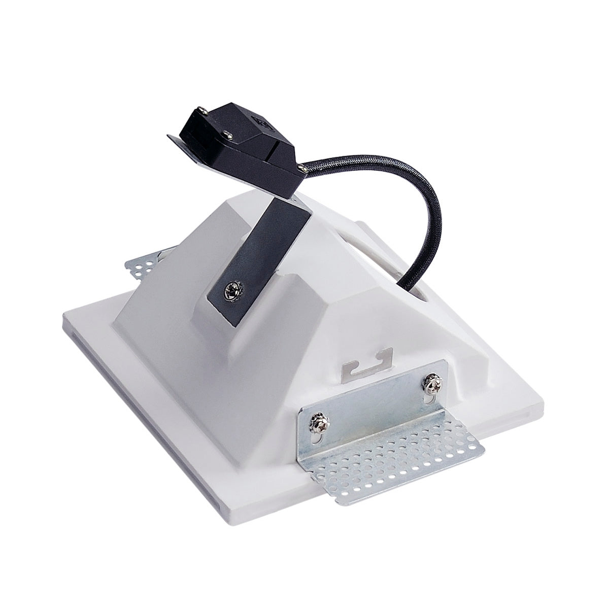 SLV PLASTRA Downlight, GU10, in- direkt, eckig, weisser Gips