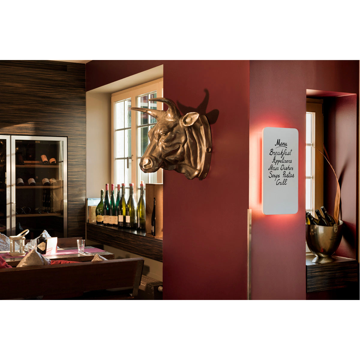 SLV PLASTRA, Wandleuchte, LED, 3000K, rechteckig, weißer Gips, L/B 60/30cm