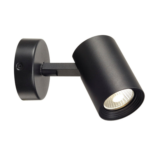 SLV DEBASTO Deckenleuchte, single, 8W, 3000K, schwarz