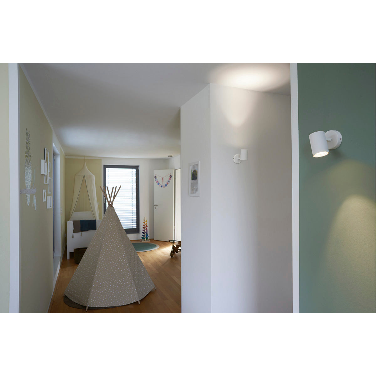 SLV DEBASTO Deckenleuchte, single, 8W, 3000K, weiss