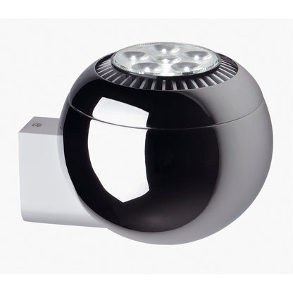 SLV Wandleuchte LIGHT EYE BALL chrom/weiss GU10 75W