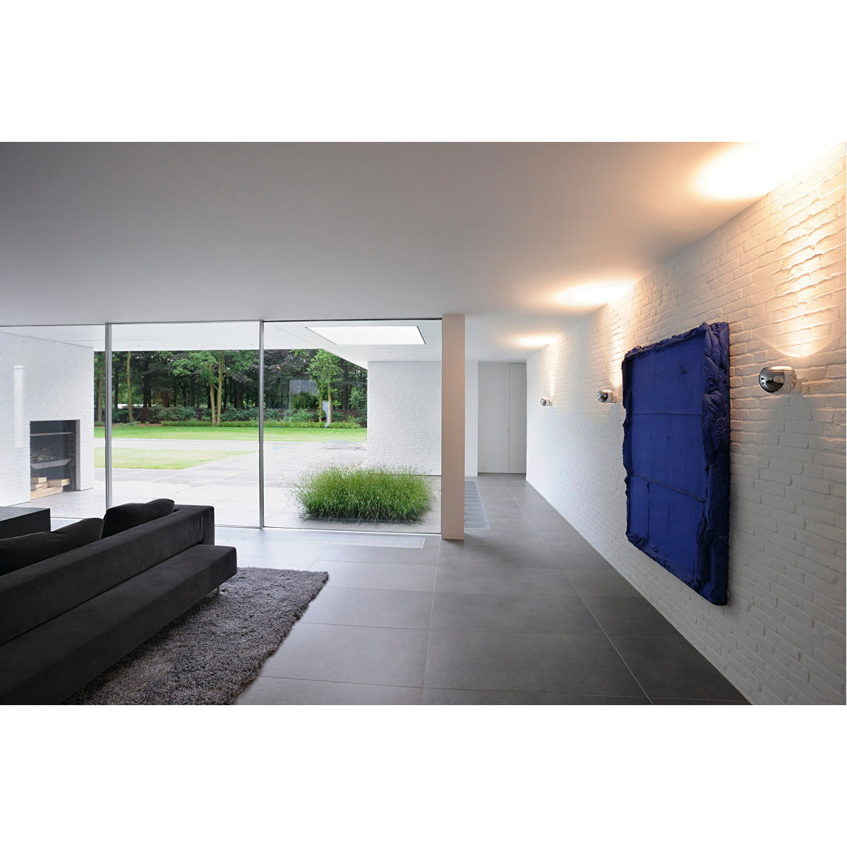 SLV Wandleuchte LIGHT EYE BALL chrom/weiss GU10 75W