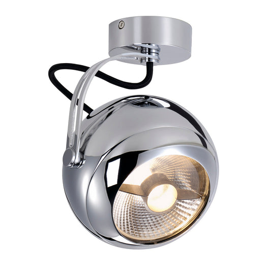 SLV LIGHT EYE Wand- und Decken- leuchte, chrom, GU10, max. 75W