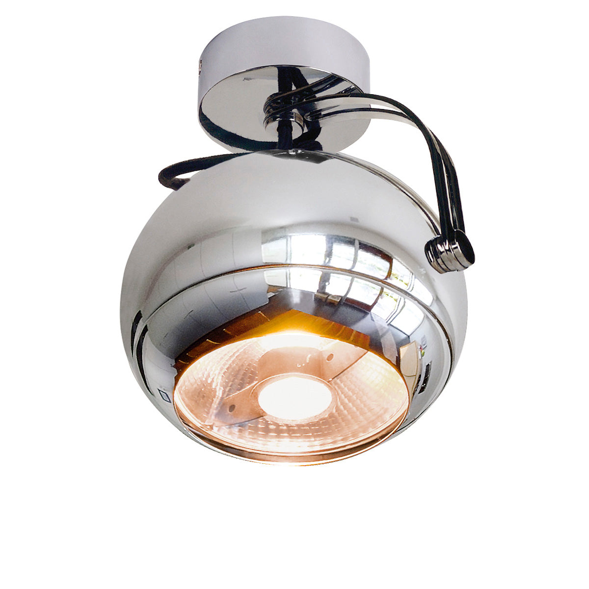 SLV LIGHT EYE Wand- und Decken- leuchte, chrom, GU10, max. 75W