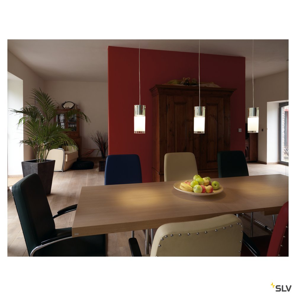 SLV Pendelleuchte COMMO PD-1 rund gefrostet GX53 13W