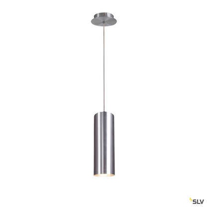 SLV ENOLA Pendelleuchte, rund, alu brushed, E27, max. 60W
