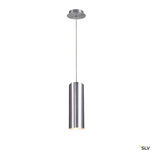 SLV ENOLA Pendelleuchte, rund, alu brushed, E27, max. 60W