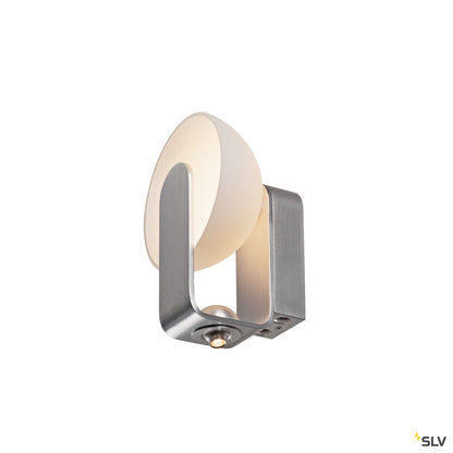 SLV Mod. 86 LED, Wandleuchte, weiss/ silber, mit LEDSPOT