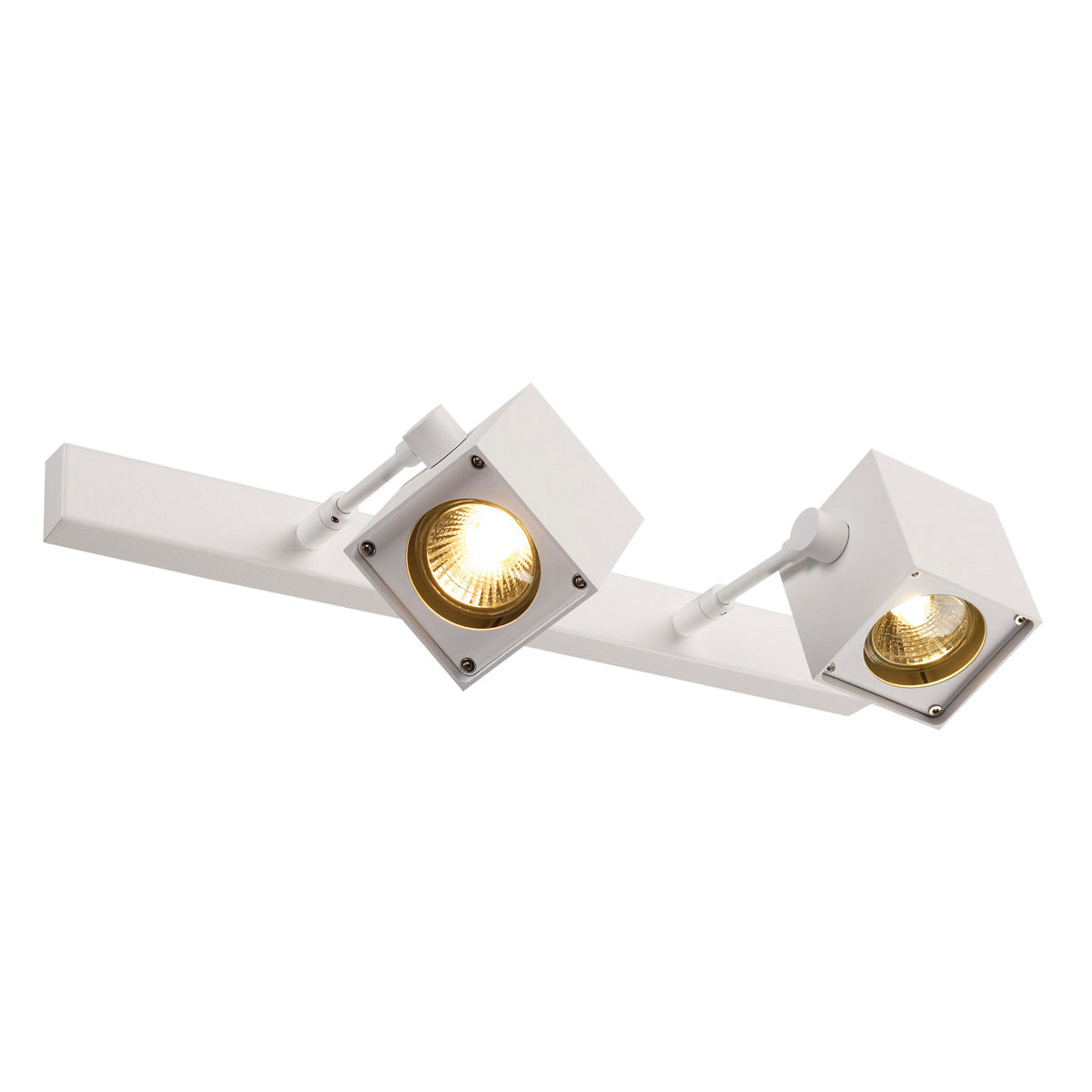 SLV ALTRA DICE 2 Deckenleuchte, eckig, weiss, 2xGU10, max. 2x50W