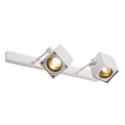 SLV ALTRA DICE 2 Deckenleuchte, eckig, weiss, 2xGU10, max. 2x50W