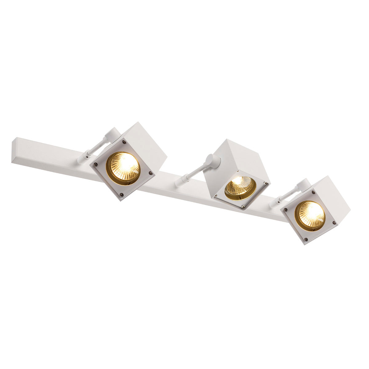 SLV ALTRA DICE 3 Deckenleuchte, eckig, weiss, 3xGU10, max. 3x50W