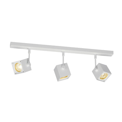 SLV ALTRA DICE 3 Deckenleuchte, eckig, weiss, 3xGU10, max. 3x50W