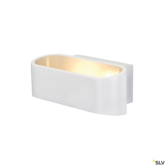 SLV ASSO LED Wandleuchte, oval, weiss, 5W LED, 3000K
