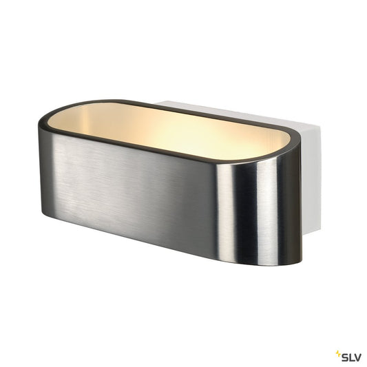 SLV ASSO LED Wandleuchte, oval, aluminium brushed, 5W LED, 3000K