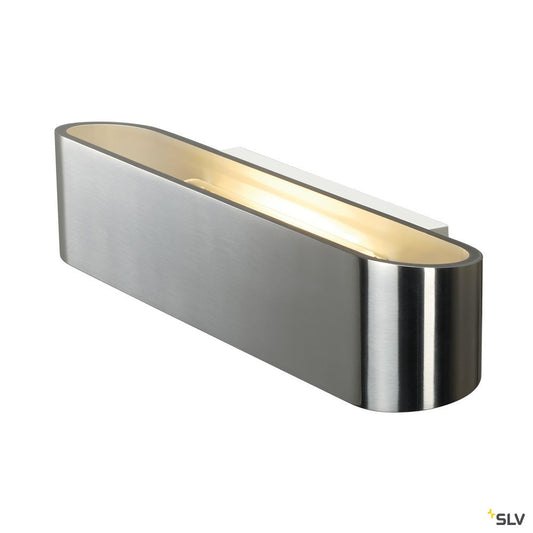 SLV OSSA R7s 300 Wandleuchte, oval, alu brushed, R7s 118mm, max. 120W, up/down